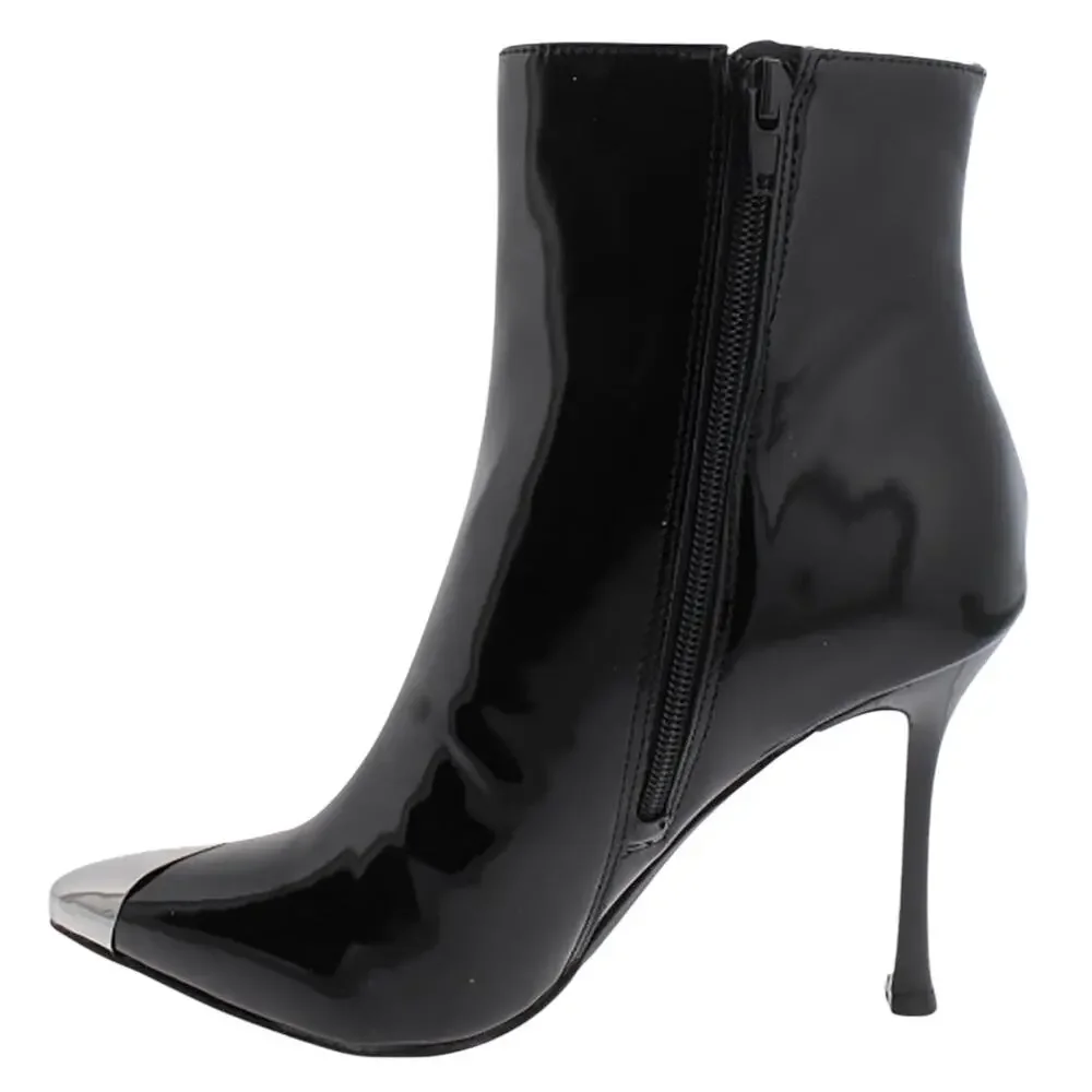 INC Women's Rohese Pointed Toe Booties Black Size 5 1/2